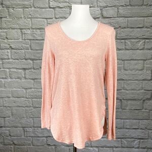 Akemi + Kin Sylvie Pink Pointelle Top